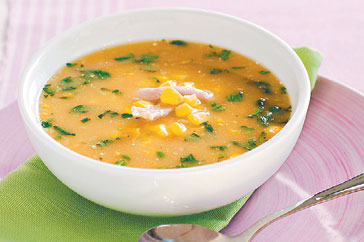 Vištienos ir kukurūzų sriuba