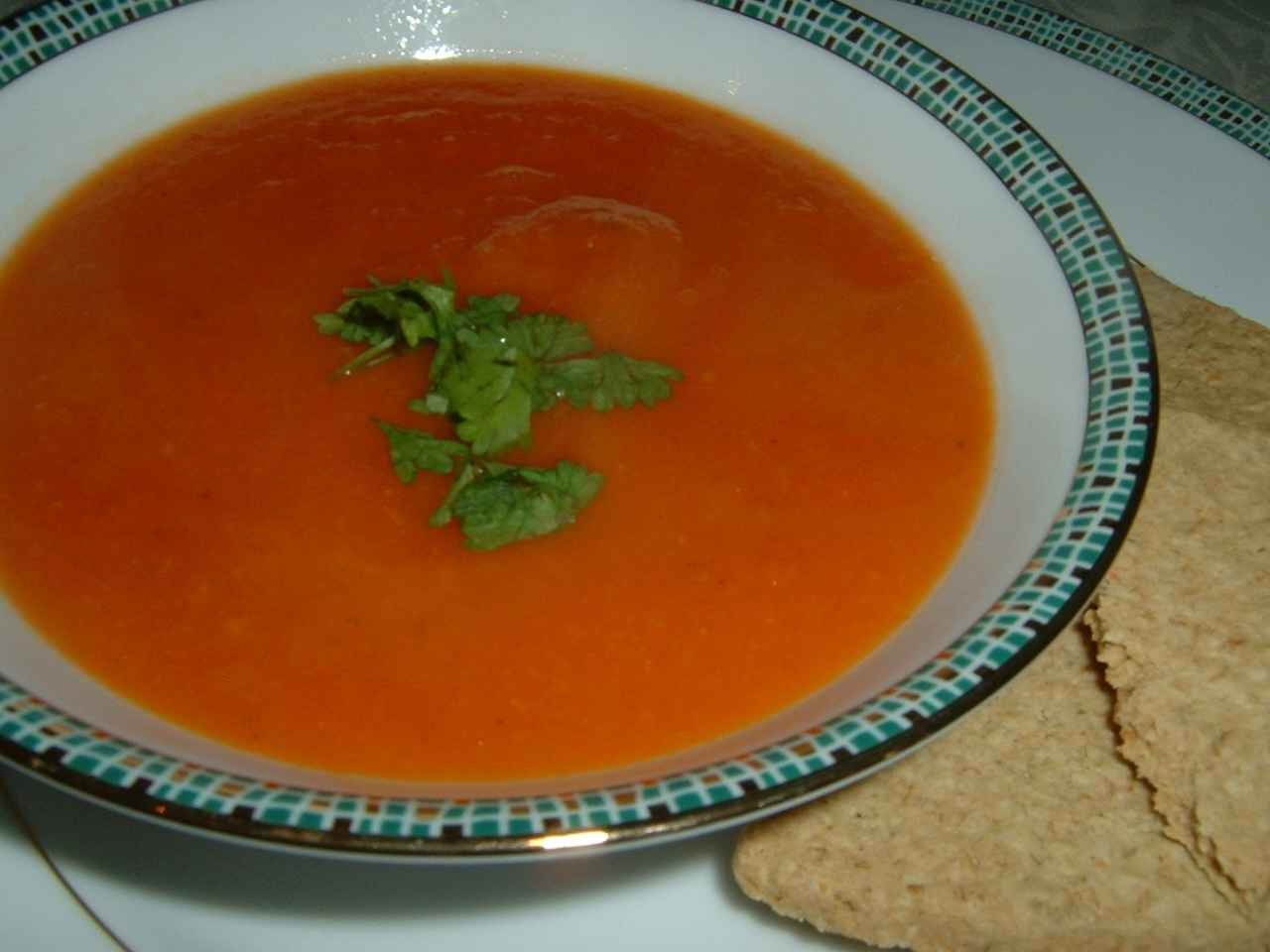Paprasta pomidorų sriuba